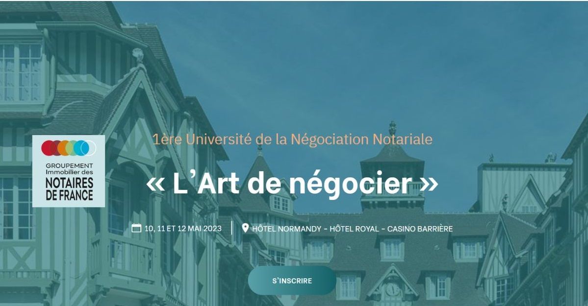 Université de la négociation Notariale