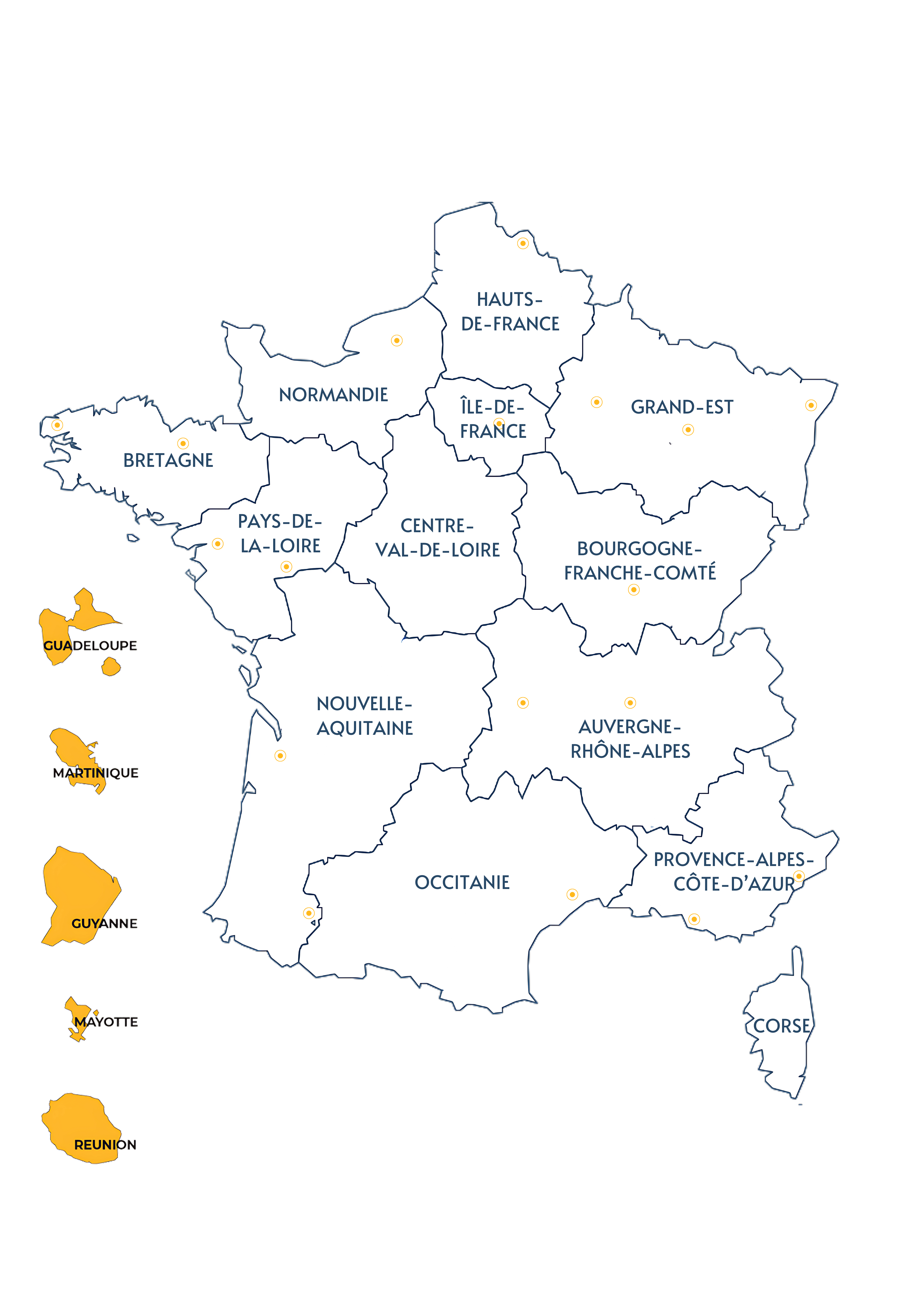 Carte cliquable FR